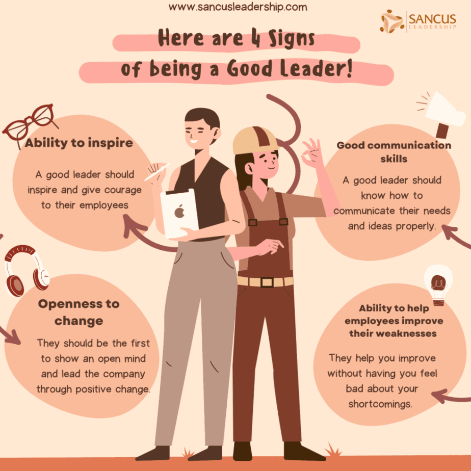 Signs of being a good leader