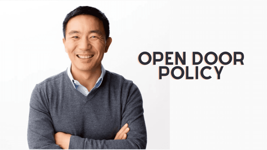 Open-door policy