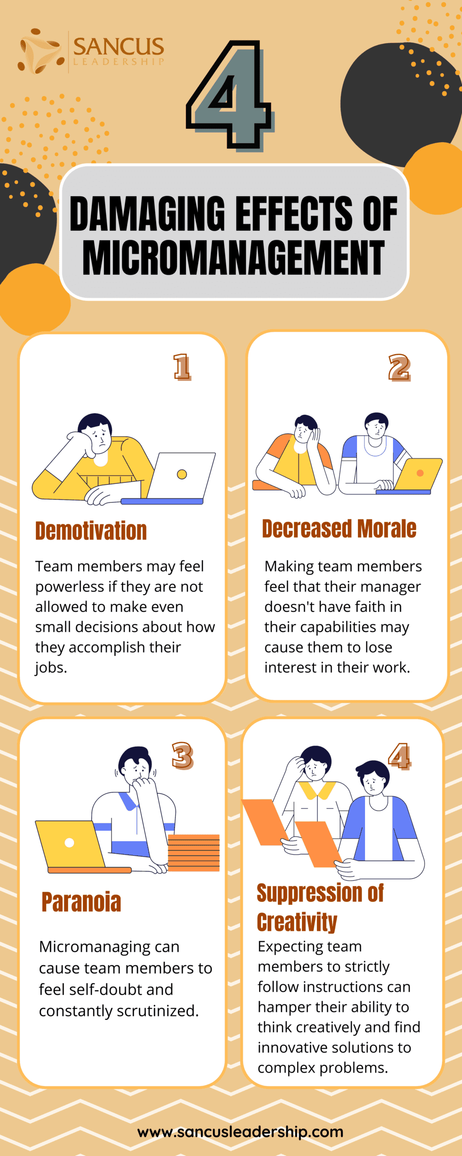 Damaging effects of micromanagement